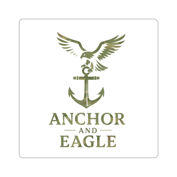 Anchor and Eagle Cut Sticker