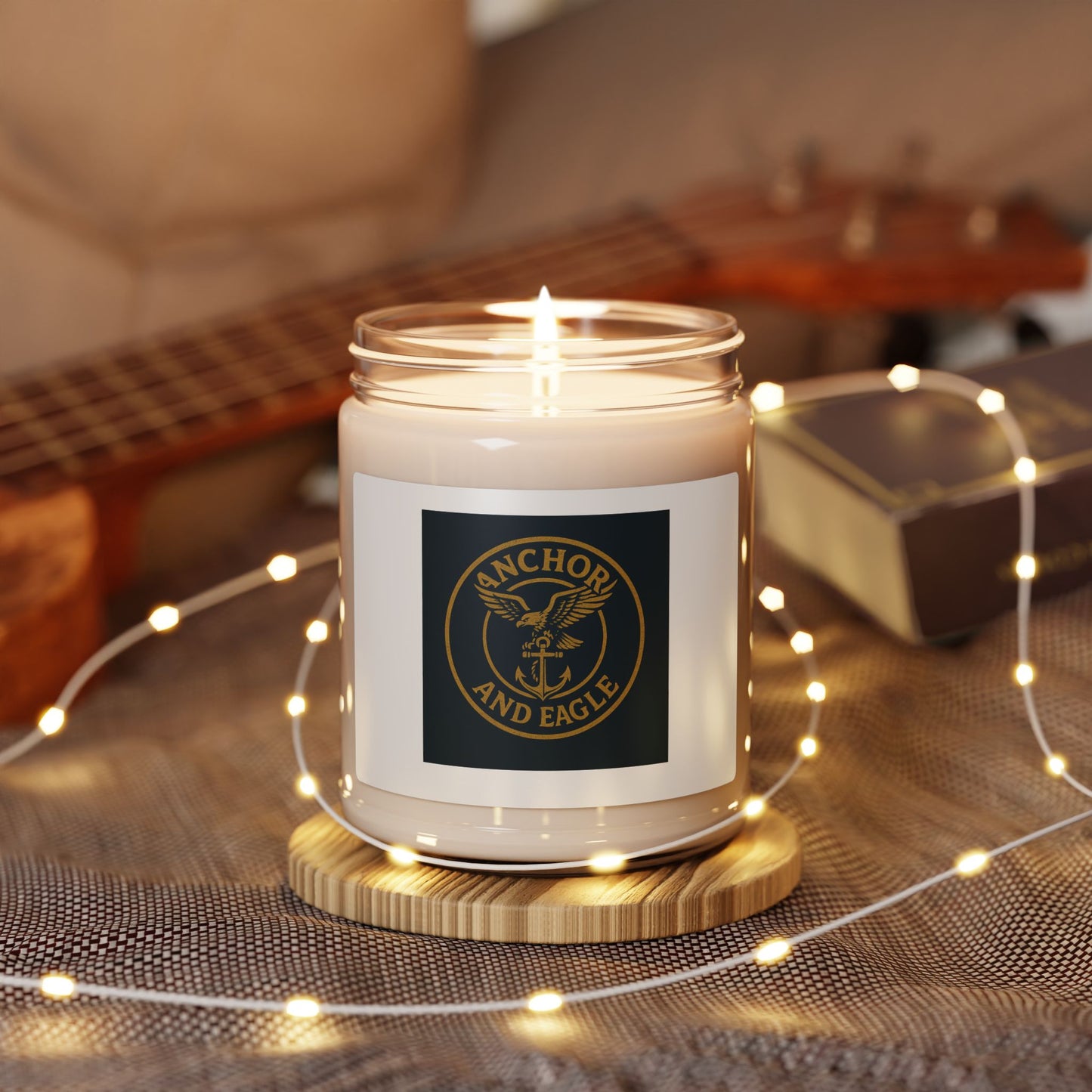 Anchor and Eagle Scented Soy Candle - 9oz Cozy Home Fragrance