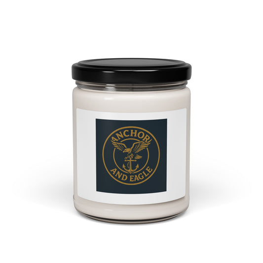 Anchor and Eagle Scented Soy Candle - 9oz Cozy Home Fragrance